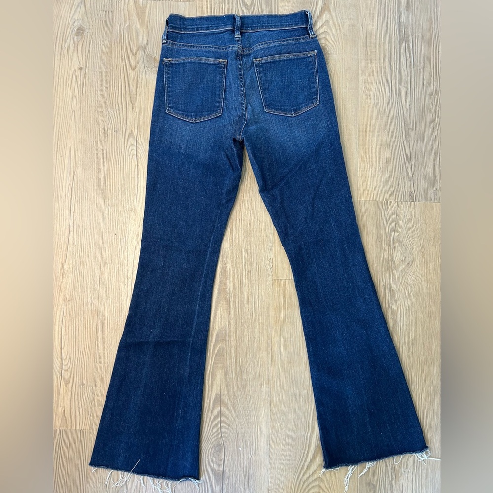 Frame Denim Indigo Wide Leg Jeans - Picture 2 of 3